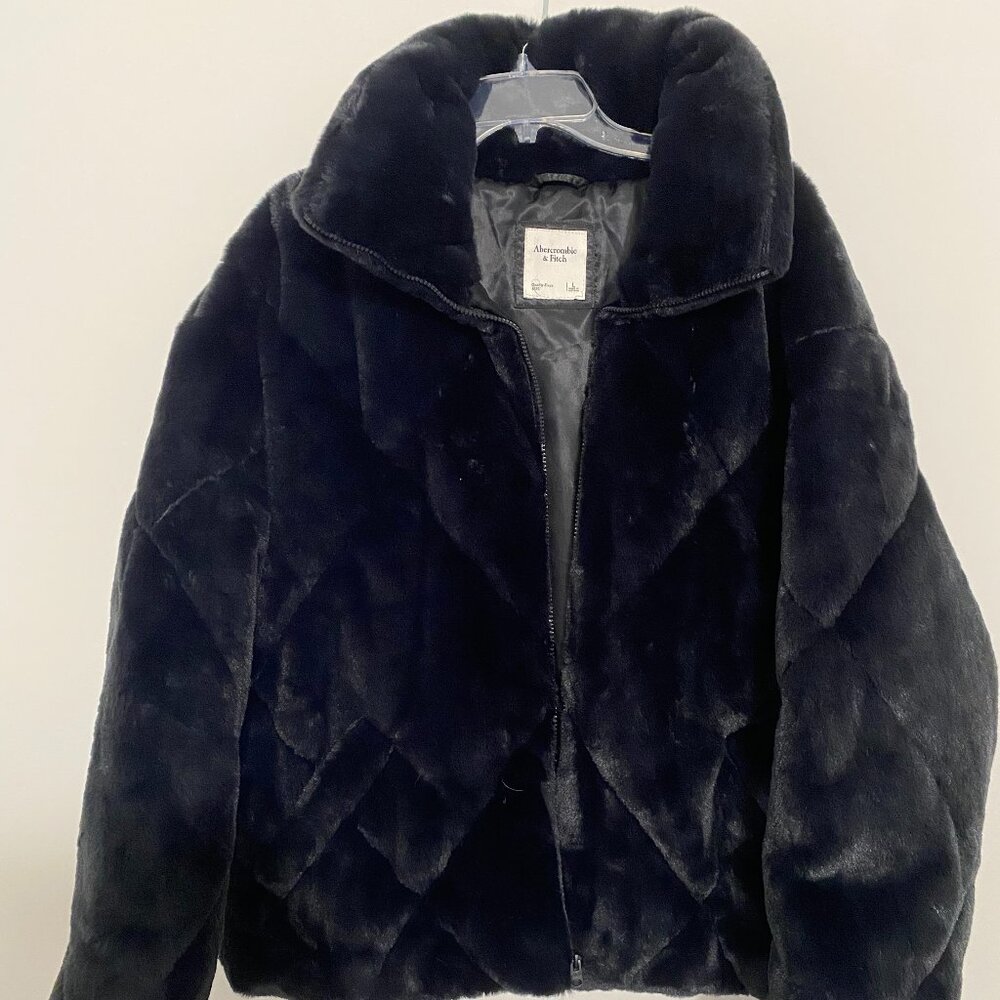 Abercrombie & Fitch Faux Fur Jacket